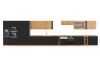 Horný kuchynský regál Modena, 30 cm, dub artisan