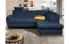 Rohová sedacia  súprava Geneva, oceánská modrá látka, pravý roh