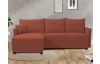 Rohová sedacia súprava Livorno, červená látka