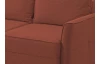 Rohová sedacia súprava Livorno, červená látka