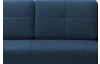 Rohová sedacia  súprava Stilo, tmavo modrá látka, pravý roh
