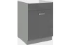 Kuchynská drezová skrinka Grey 60ZL, 60 cm