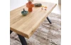 Jedálenský stôl z dubového dreva Chris X, 160x90 cm