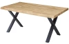 Jedálenský stôl z dubového dreva Chris X, 160x90 cm