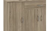 Komoda 4-dverová Lilly, dub sonoma