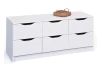 Zásuvková (TV)komoda Westphalen, biela