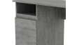 Písací stôl so 3 zásuvkami Carlos, šedý beton
