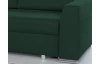 Rohová sedacia súprava Stilo, zelená látka, ľavý roh