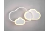 Stropné LED osvetlenie tvar mraky, biele