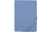 Napínacie prestieradlo Jersey Castell 140x200 cm, modré