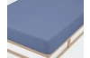 Napínacie prestieradlo Jersey Castell 140x200 cm, modré