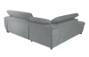 Rohová sedacia súprava Speedway, svetlo šedá látka, ľavý roh
