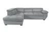 Rohová sedacia súprava Speedway, svetlo šedá látka, ľavý roh