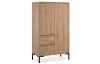 Vysoká úložná skrinka Korsika, dub artisan