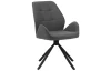 Jedálenská stolička Orinoco, šedá látka