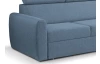Rohová sedacia súprava Mistic, denimovo modrá látka