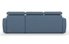 Rohová sedacia súprava Mistic, denimovo modrá látka