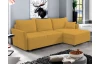 Rohová sedacia súprava Livorno, horčicovo žltá látka