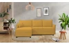 Rohová sedacia súprava Livorno, horčicovo žltá látka