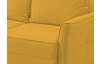 Rohová sedacia súprava Livorno, horčicovo žltá látka
