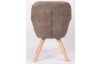 Jedálenská stolička Chrissy, svetlo hnedá vintage látka