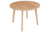 Okrúhly jedálenský stôl Norveg 100 cm, dub sonoma