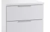 Nočný stolík s 3 zásuvkami Smilla, výška 61 cm, biely