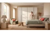 Šatníková skriňa Maturs, 267 cm, biela