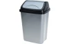 Odpadkový kôš 5 l, čierno-sivý