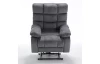 Kreslo s elektrickým polohovaním Oscar Giant, šedá látka