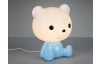 Detská stolná lampička Cutie, modrý medvedík