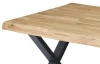 Jedálenský stôl z dubového dreva Chris X, 200x100 cm