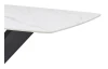 Jedálenský stôl Ventura 180x90 cm, imitácia bieleho mramoru