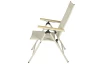 Polohovateľné záhradné kreslo Norali, béžové