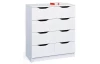 Komoda s 8 zásuvkami Westphalen, biela