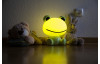 Detská LED stolná lampa Žaba, zelená