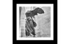 Rámovaný obraz Socha bohyne víťazstvo 20x20 cm, čiernobiely
