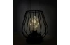 Stoloná LED lampa 15 cm, čierny kov