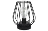 Stoloná LED lampa 15 cm, čierny kov