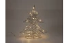Vianočná dekorácia LED Stromček 47 cm, kov