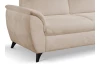 Rohová sedacia súprava Geneva, svetlo béžová látka, pravý roh