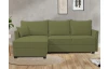 Rohová sedacia súprava Livorno, machovo zelená látka