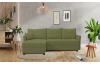 Rohová sedacia súprava Livorno, machovo zelená látka