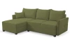 Rohová sedacia súprava Livorno, machovo zelená látka