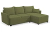 Rohová sedacia súprava Livorno, machovo zelená látka