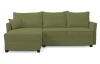 Rohová sedacia súprava Livorno, machovo zelená látka