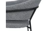 Jedálenská stolička Inga, holubia sivá štruktúrovaná látka