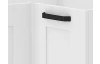 Dolná rohová kuchynská skrinka Luna, 90/90 cm, biela
