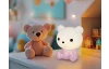 Detská stolná lampička Cutie, ružový medvedík