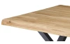 Jedálenský stôl z dubového dreva Chris X, 240x100 cm